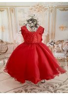 VESTIDO VERMELHO TAM. 1 E 3